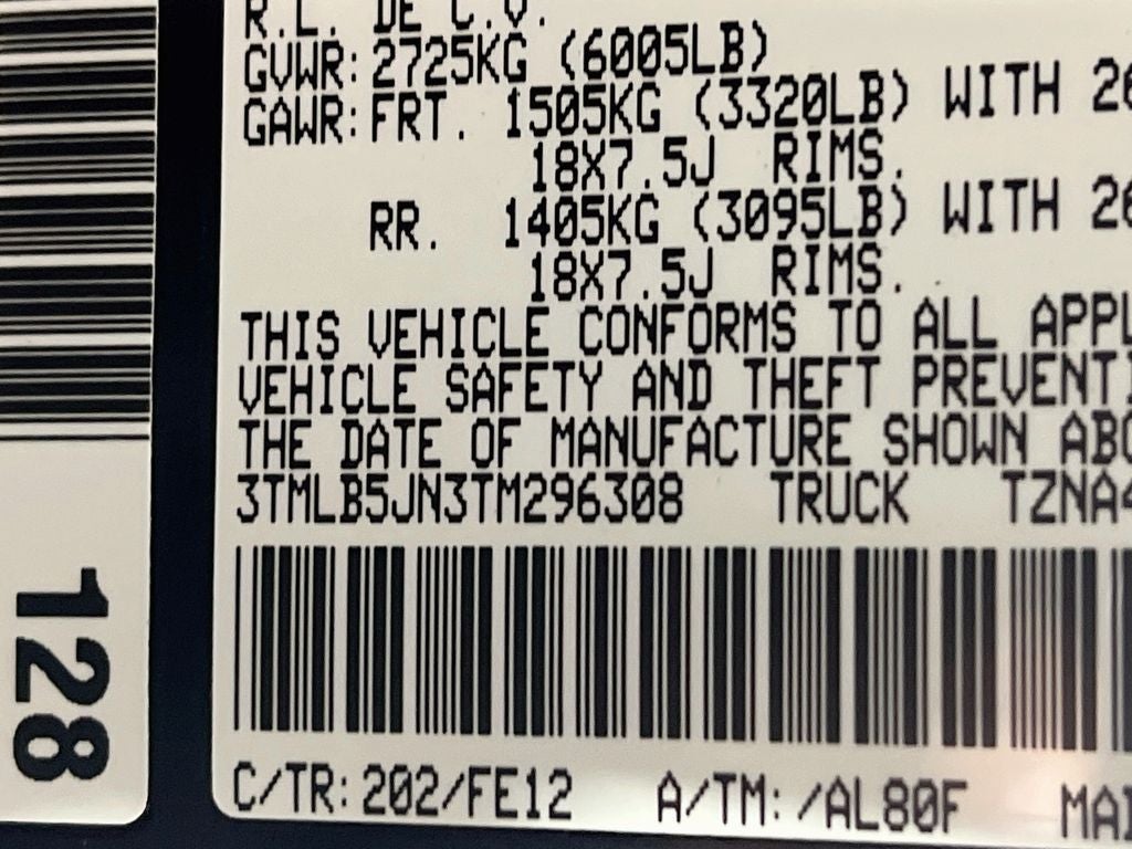 2026 Toyota Tacoma TRD Sport S