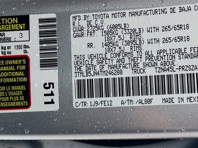 2026 Toyota Tacoma TRD Sport