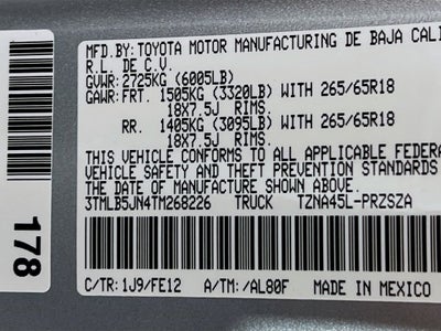 2026 Toyota Tacoma TRD Sport