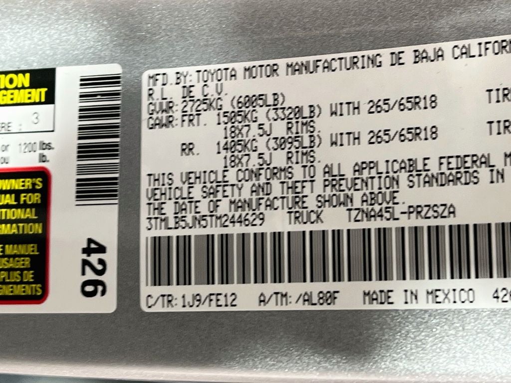 2026 Toyota Tacoma TRD Sport