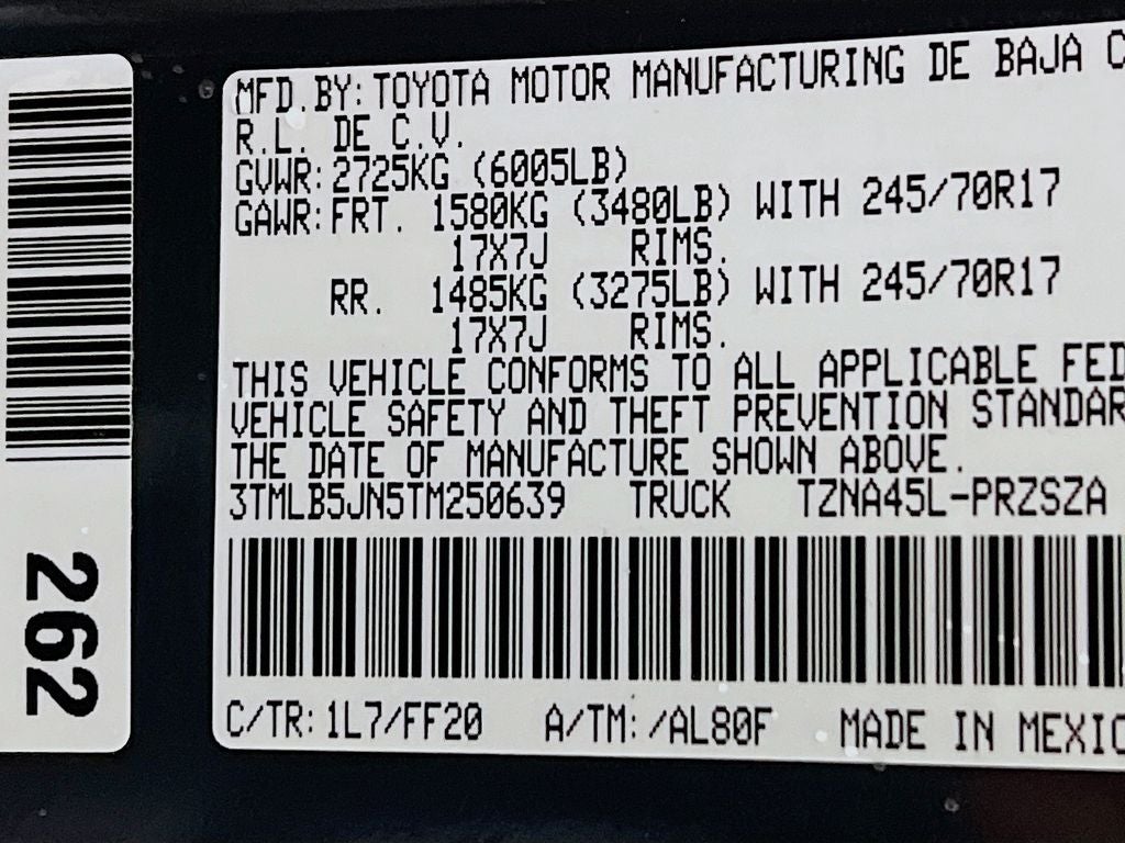 2026 Toyota Tacoma SR5