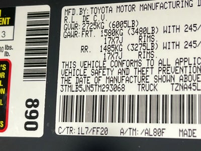 2026 Toyota Tacoma SR5