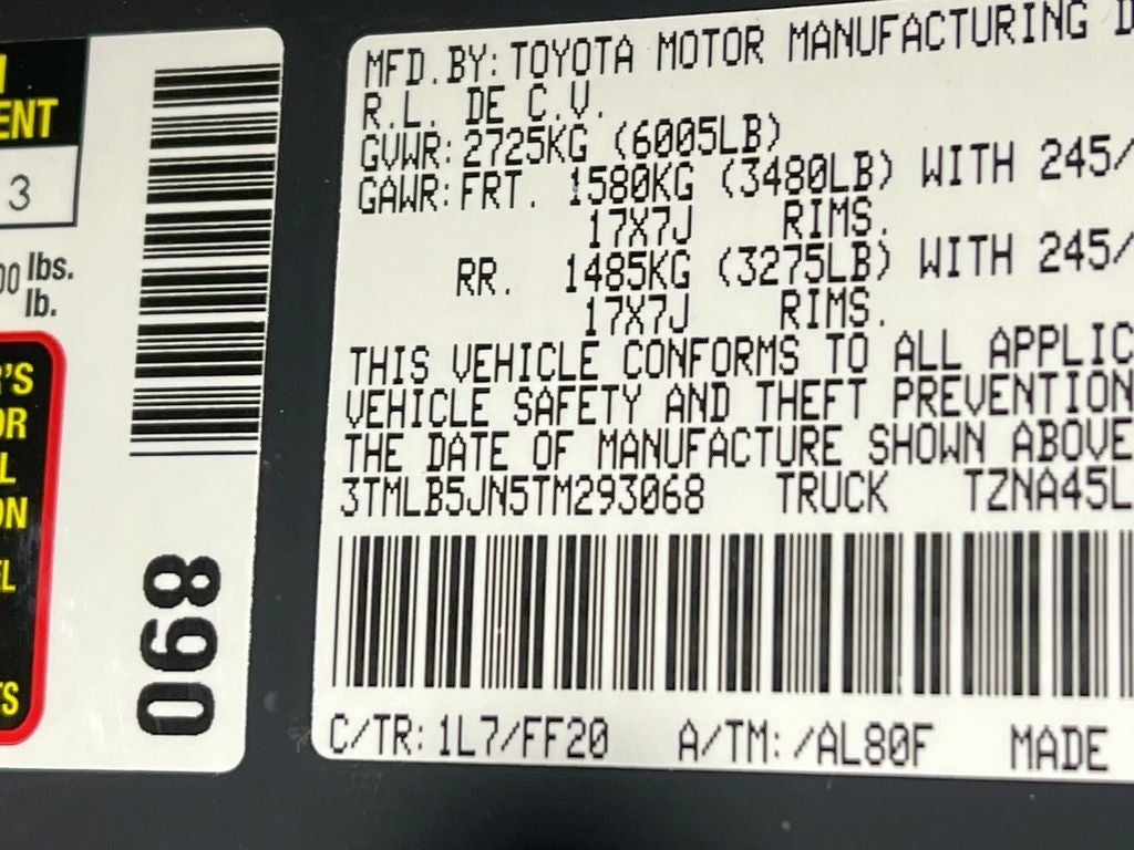 2026 Toyota Tacoma SR5