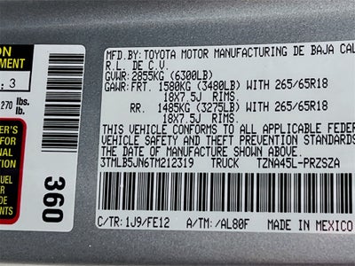 2026 Toyota Tacoma TRD Sport