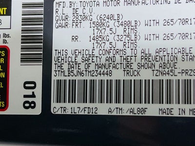 2026 Toyota Tacoma TRD Off-Road