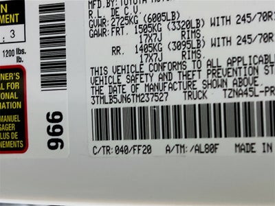 2026 Toyota Tacoma SR5