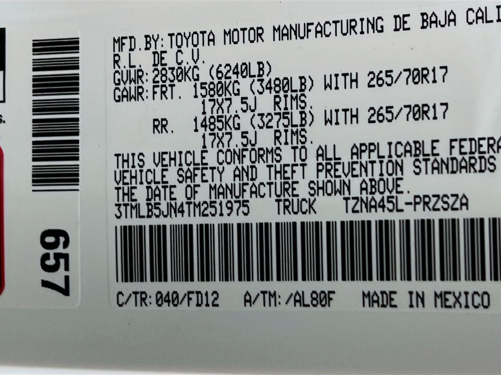 2026 Toyota Tacoma TRD Sport