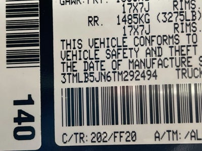 2026 Toyota Tacoma SR5