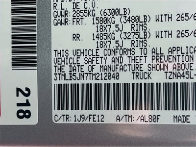 2026 Toyota Tacoma TRD Sport