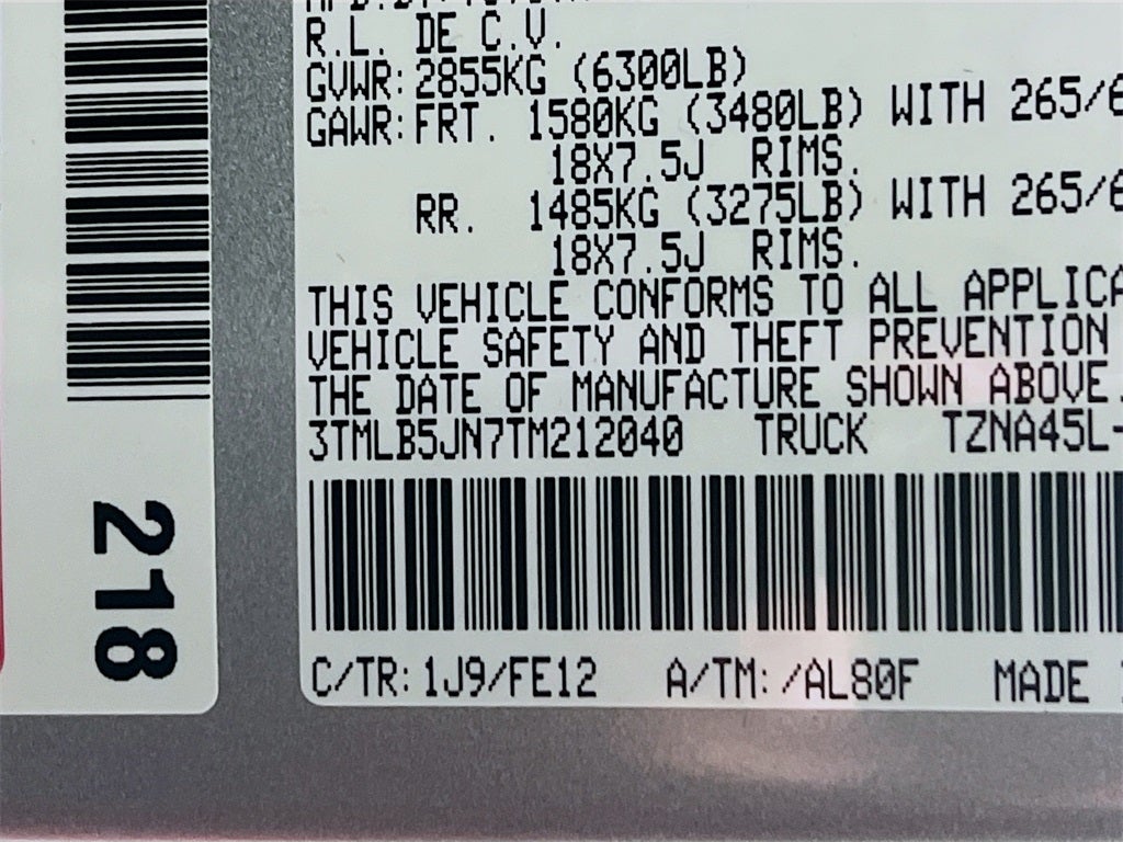 2026 Toyota Tacoma TRD Sport