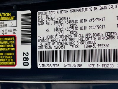 2026 Toyota Tacoma SR5