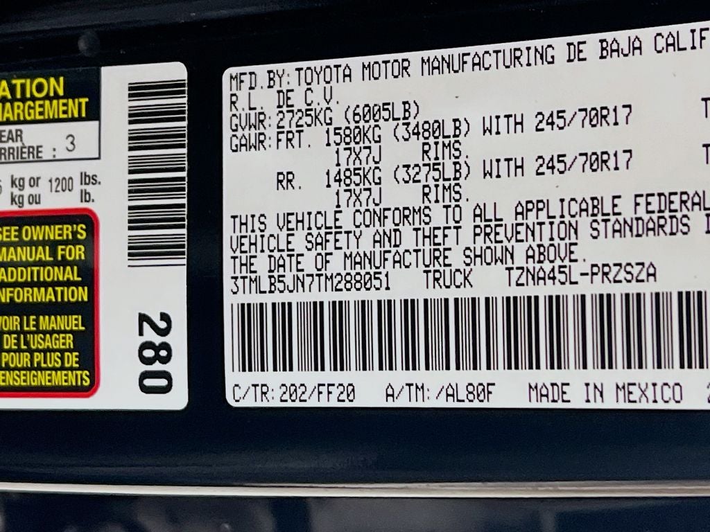 2026 Toyota Tacoma SR5