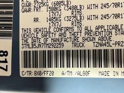 2026 Toyota Tacoma SR5