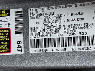 2026 Toyota Tacoma TRD Sport