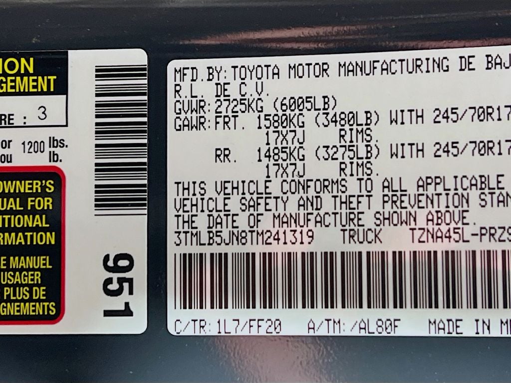 2026 Toyota Tacoma SR5