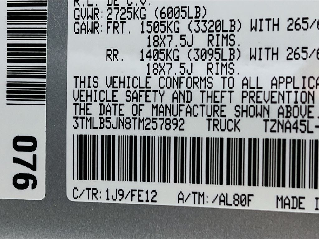 2026 Toyota Tacoma TRD Sport