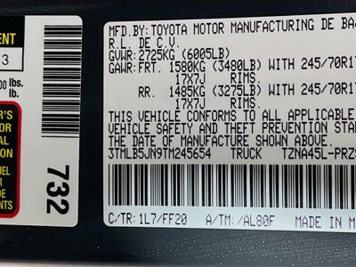 2026 Toyota Tacoma SR5