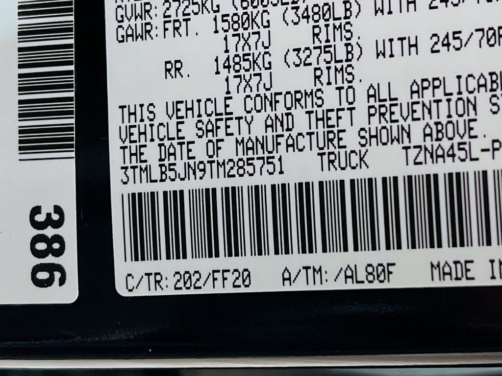 2026 Toyota Tacoma SR5