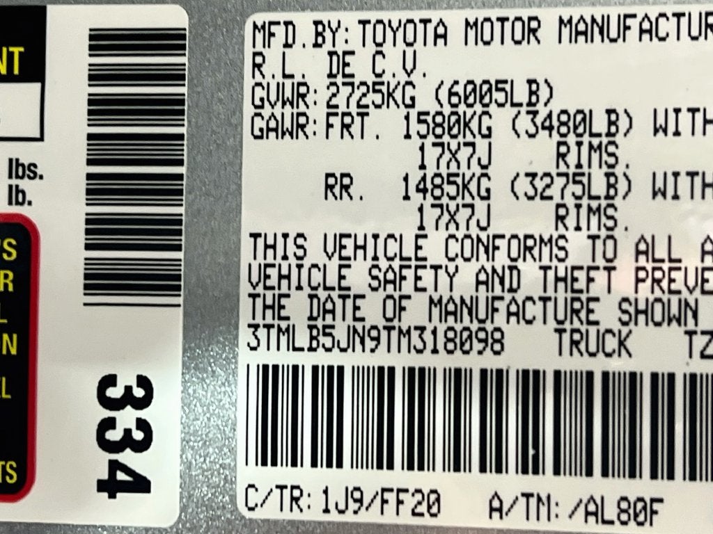 2026 Toyota Tacoma SR5