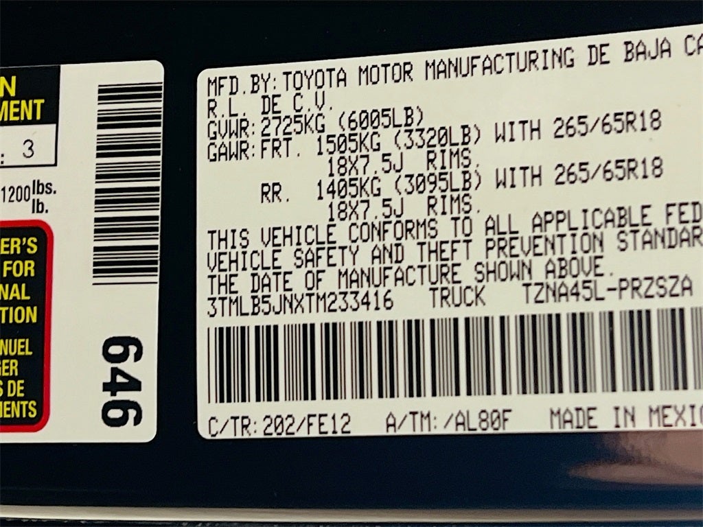 2026 Toyota Tacoma TRD Sport