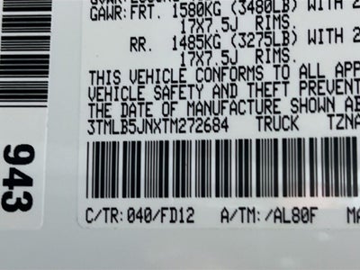 2026 Toyota Tacoma TRD Off-Road
