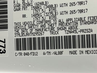 2026 Toyota Tacoma TRD Off-Road