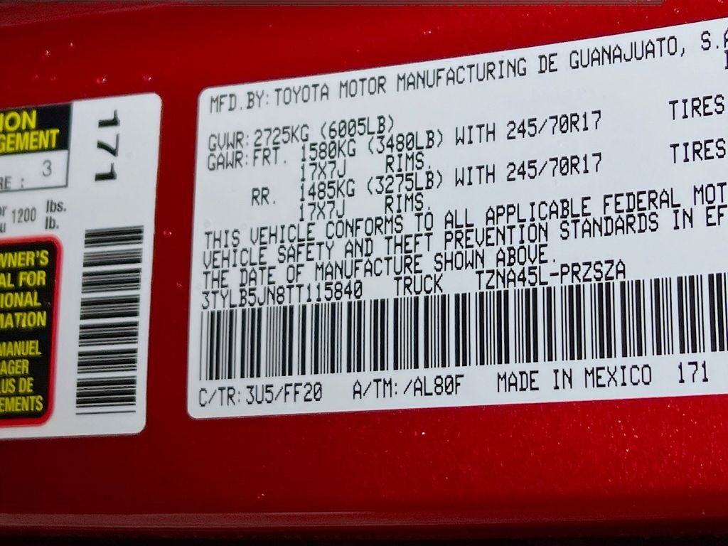 2026 Toyota Tacoma SR5