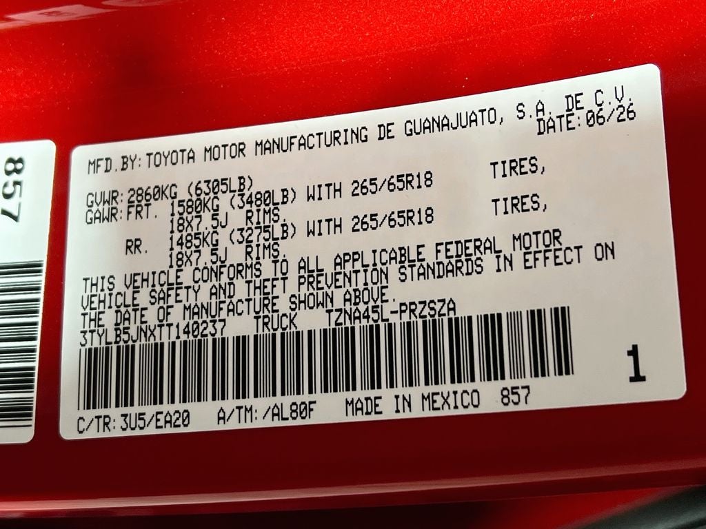 2026 Toyota Tacoma TRD Off-Road