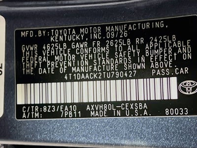 2026 Toyota Camry SE