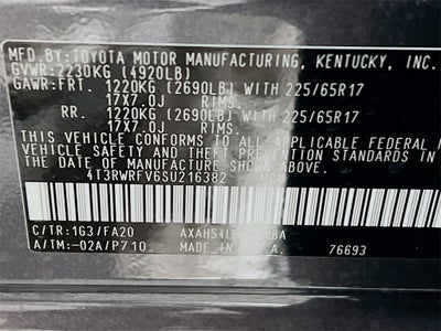 2025 Toyota RAV4 Hybrid Hybrid XLE