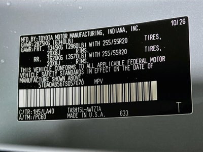 2026 Toyota Grand Highlander Hybrid Hybrid MAX Platinum