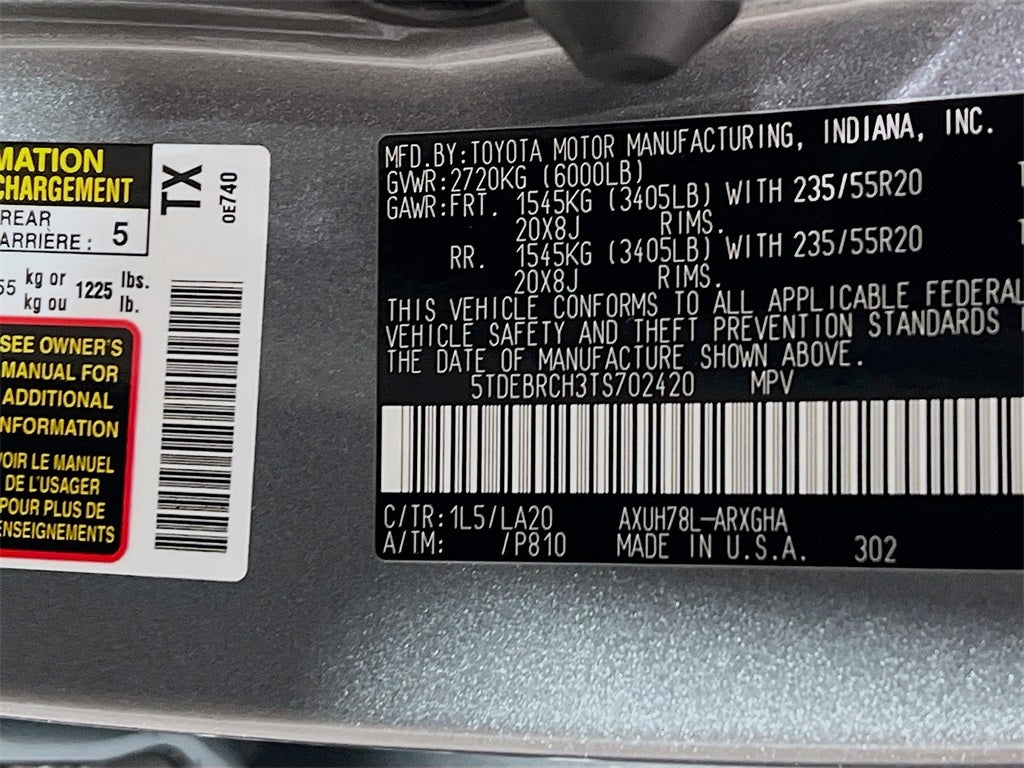 2026 Toyota Highlander Hybrid Hybrid Platinum