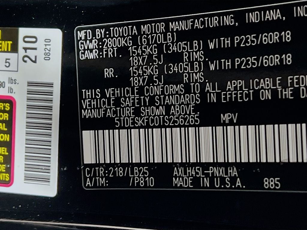 2026 Toyota Sienna Platinum