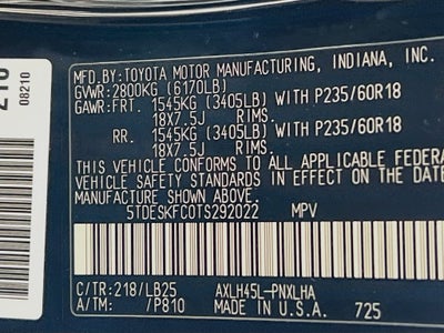 2026 Toyota Sienna Platinum
