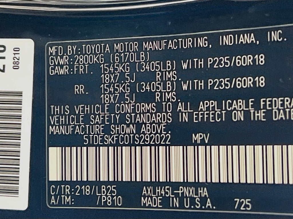 2026 Toyota Sienna Platinum