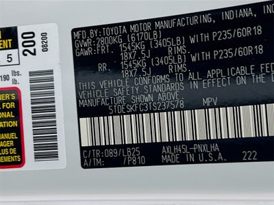 2026 Toyota Sienna Platinum