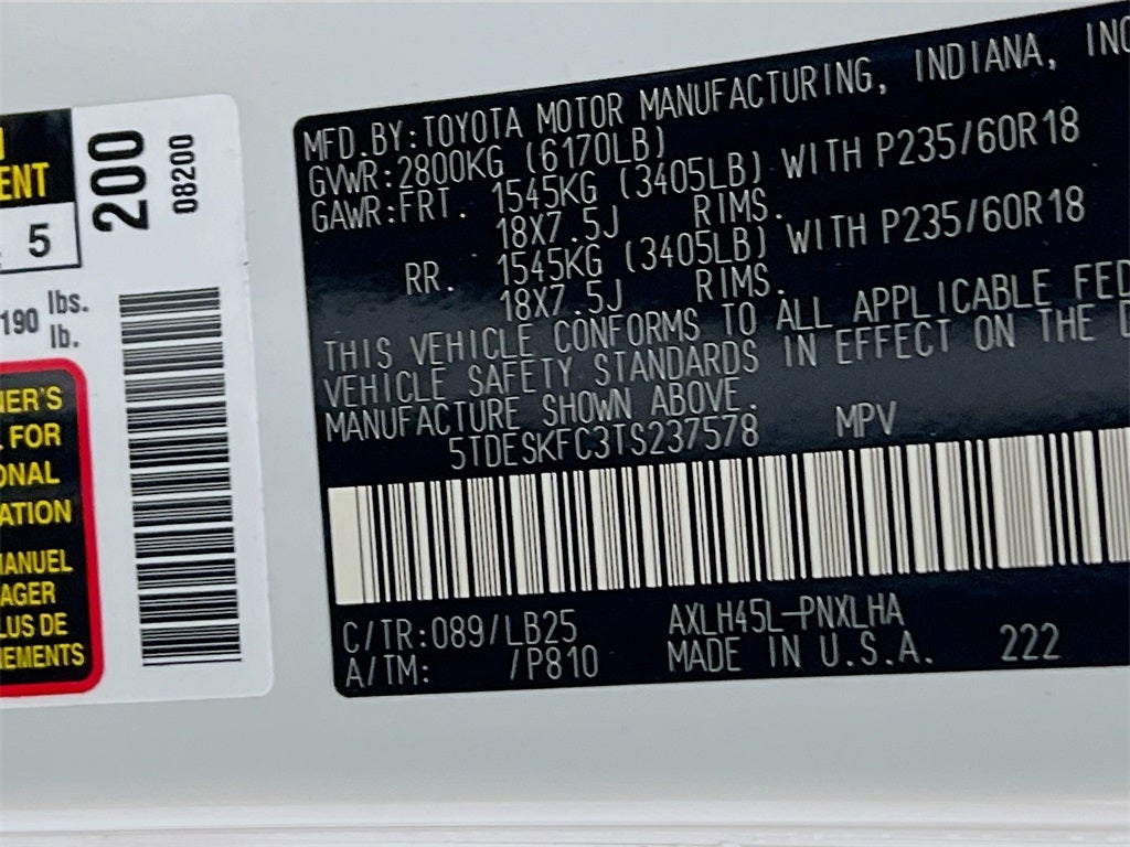 2026 Toyota Sienna Platinum