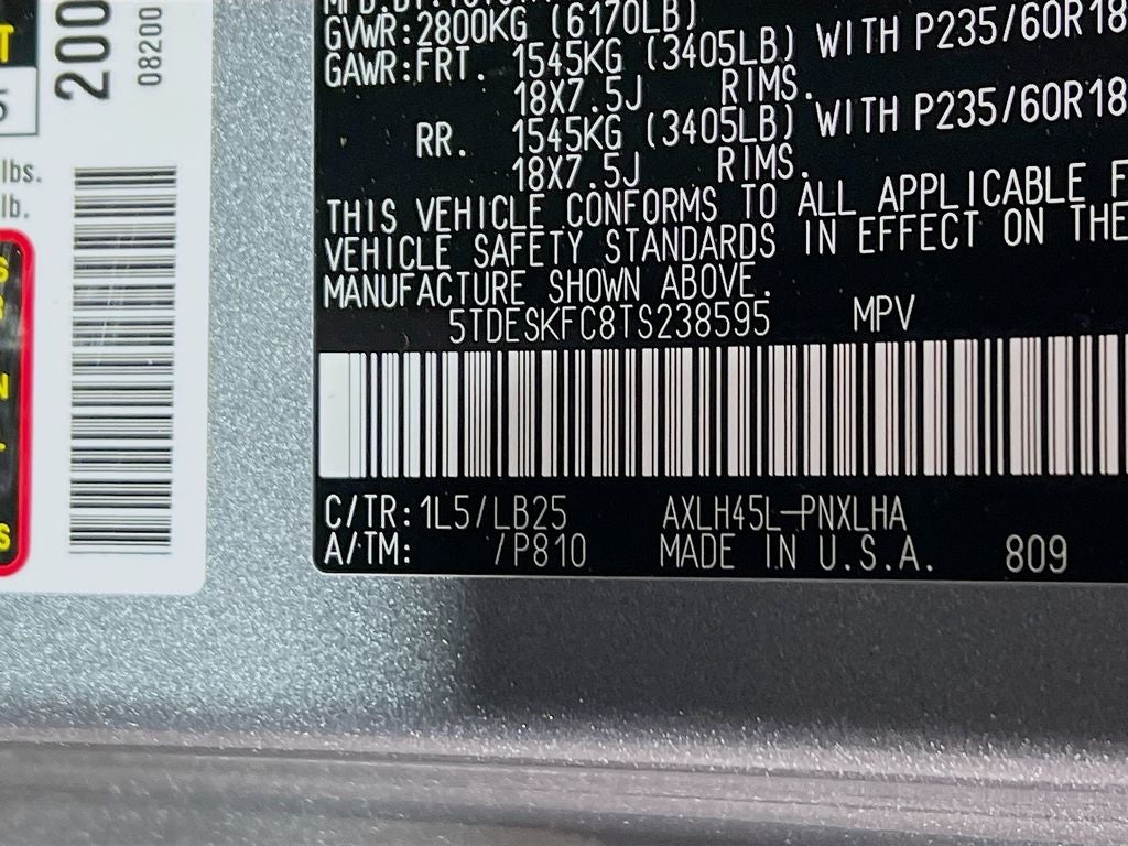2026 Toyota Sienna Platinum S