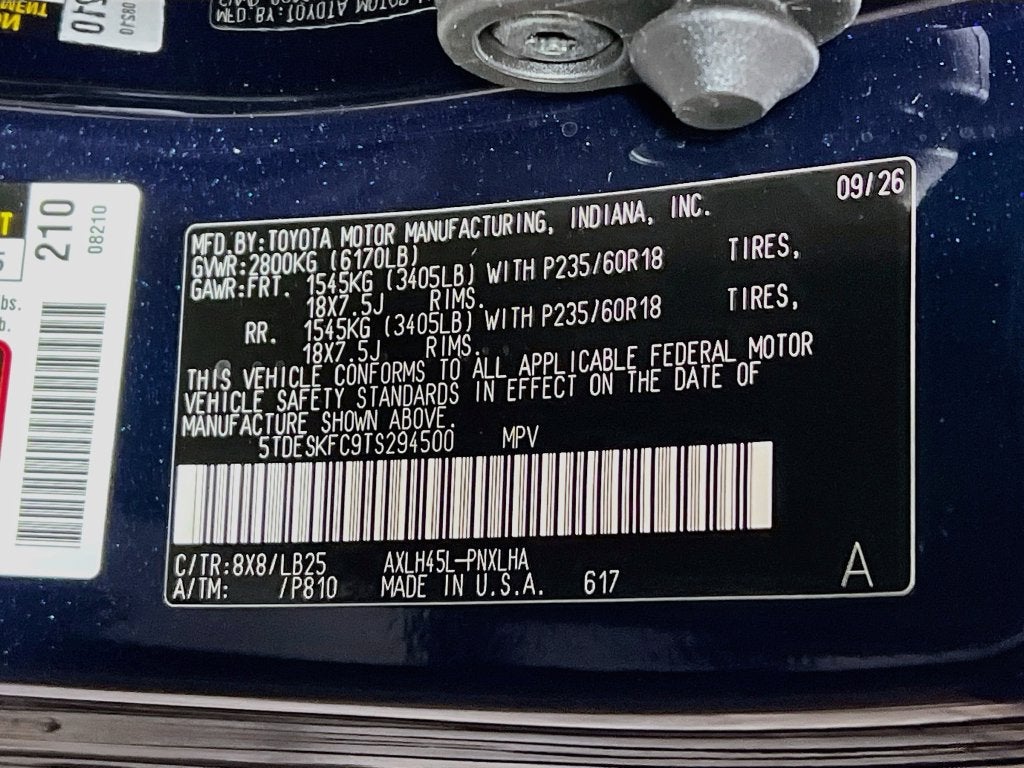 2026 Toyota Sienna Platinum