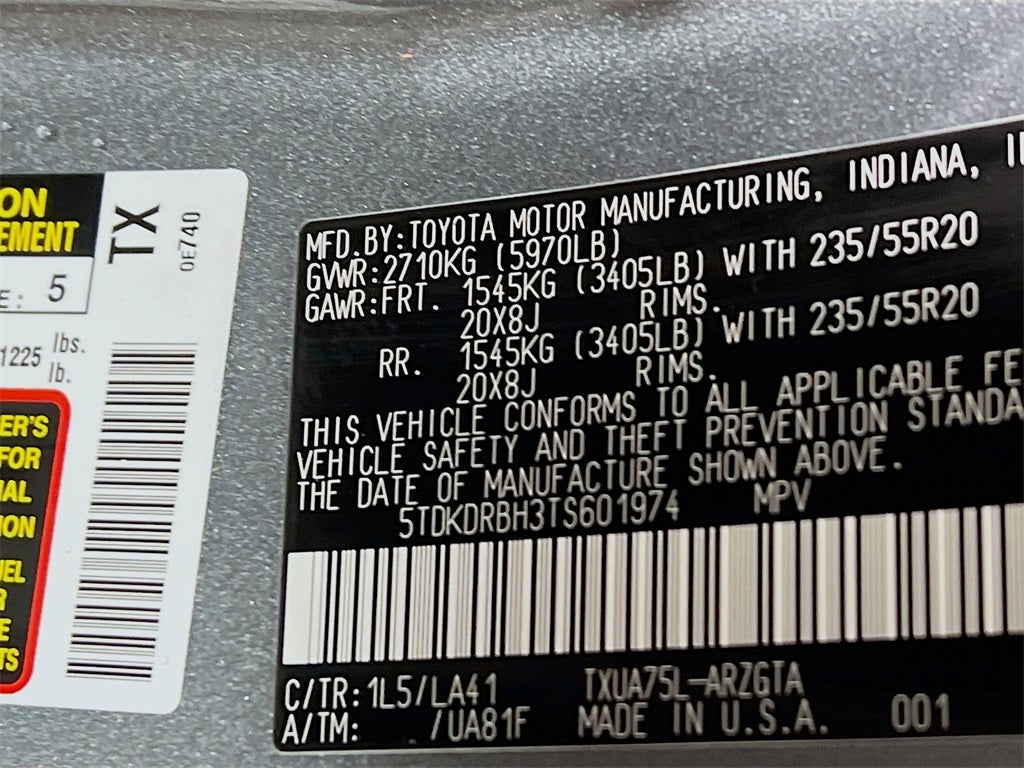 2026 Toyota Highlander Platinum S