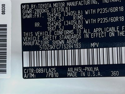 2026 Toyota Sienna Limited S