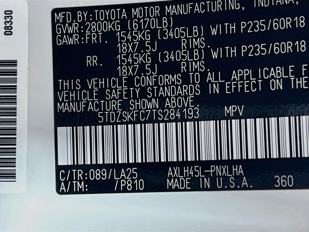 2026 Toyota Sienna Limited S
