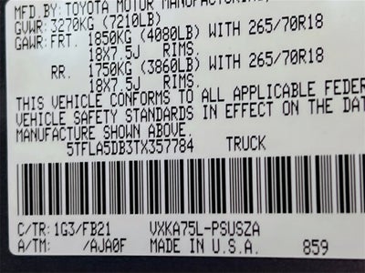 2026 Toyota Tundra SR5