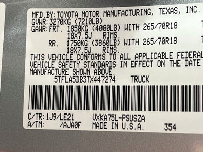 2026 Toyota Tundra SR5