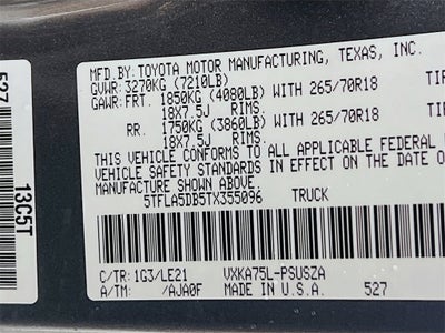 2026 Toyota Tundra SR5 S