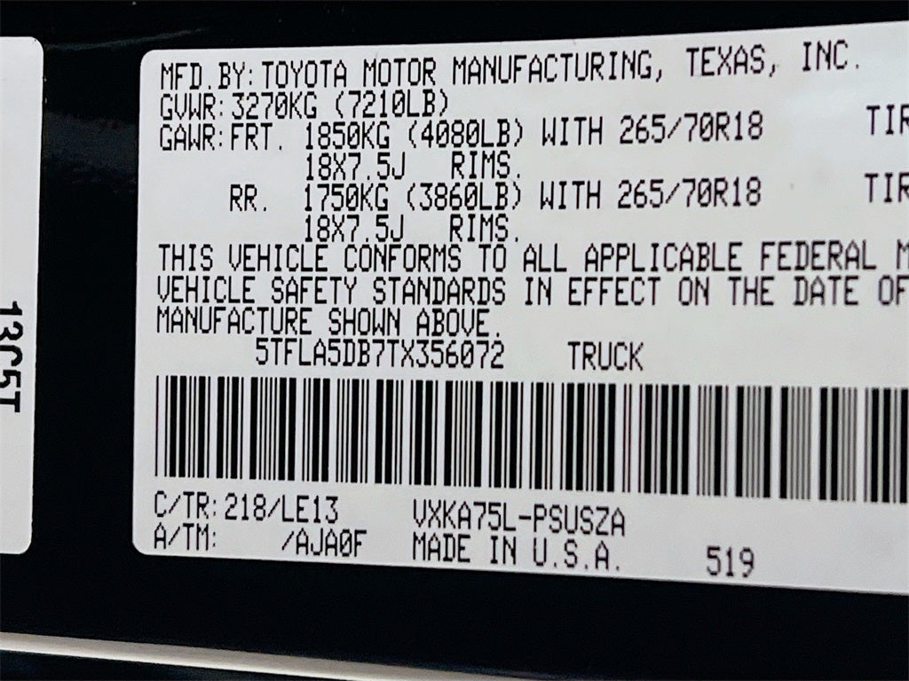 2026 Toyota Tundra SR5