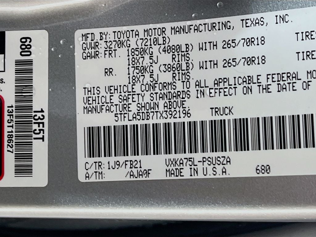 2026 Toyota Tundra SR5