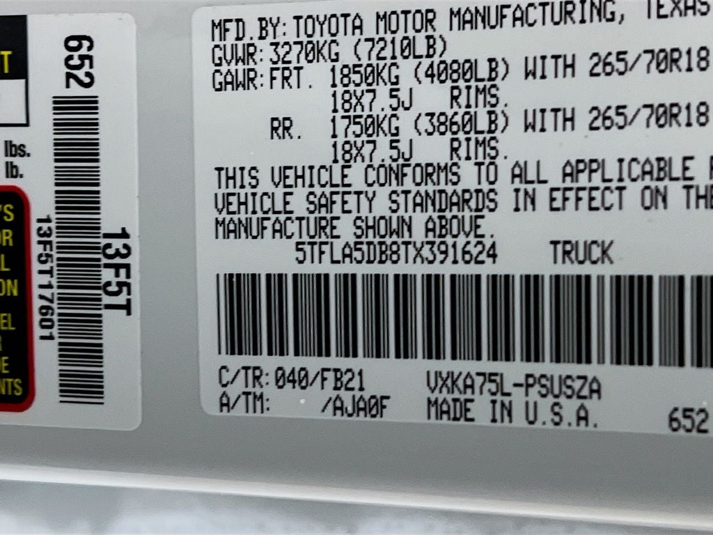 2026 Toyota Tundra SR5