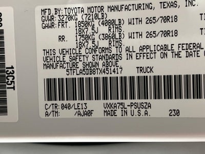 2026 Toyota Tundra SR5