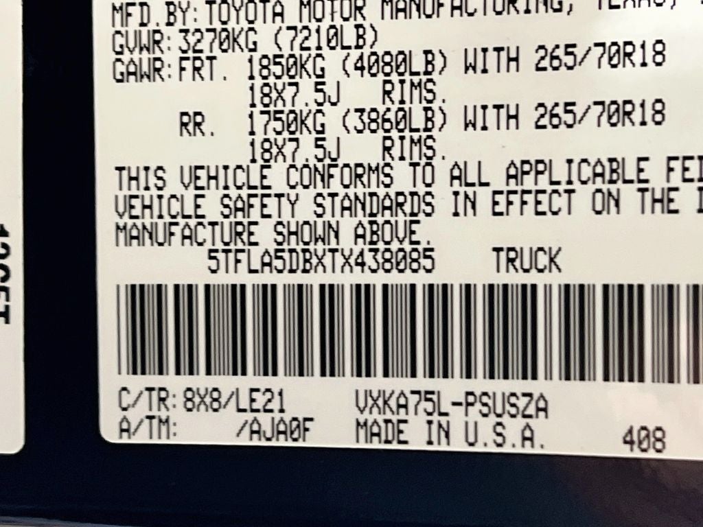 2026 Toyota Tundra SR5